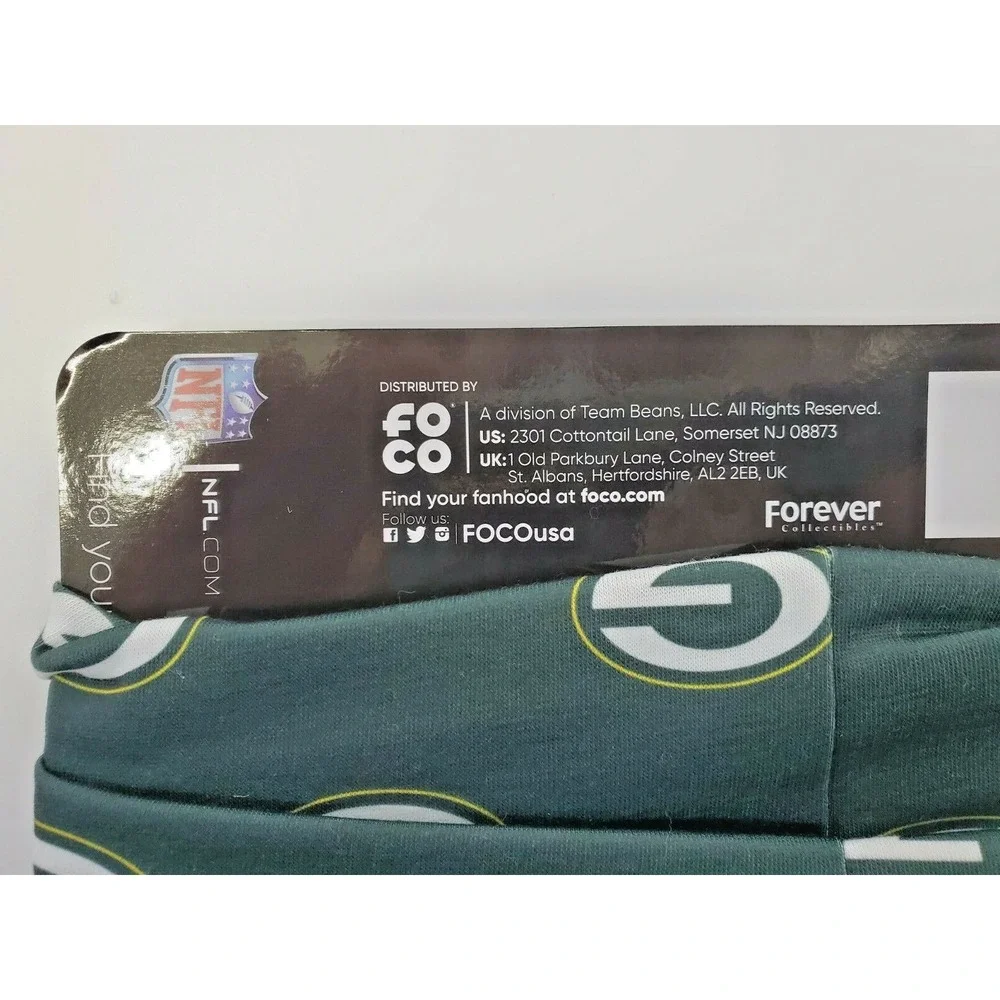 NFL Green‎ Bay Packers Muilti-Use Gaiter Face Mask Scarf Bandana Hair Band NW